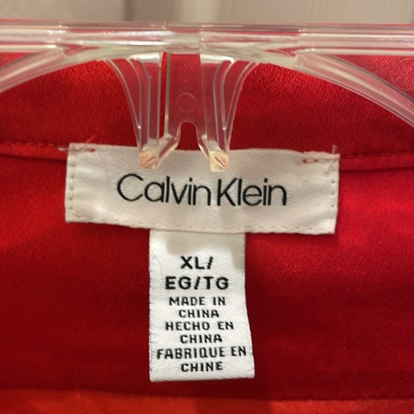 Calvin Klein Zebra Print Shirt - Sleeves can be rolled up and button -Size Xl - Picture 3 of 3